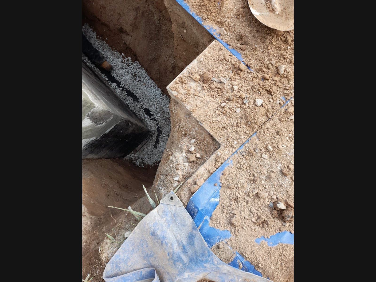 Weeping tile and drainage work on a Bala-area foundation